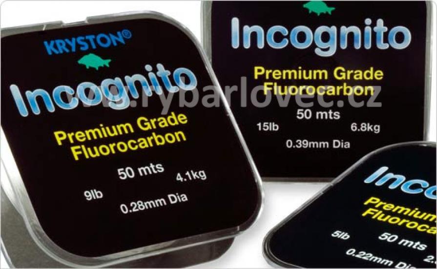 Kryston Incognito Fluocarbon 0,39mm 6,8kg 50m